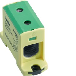 Aansluitklem 1-polig, 25 - 150 mm², groen/geel